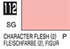 112 Charater Flesh 2 semigloss, Mr. Color solvent-based paint 10 ml. (Обычный Телесный 2 полуматовый, краска акриловая на растворителе 10 мл.), подробнее...