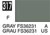 317 Gray FS36231 flat, Mr. Color solvent-based paint 10 ml. (FS36231 Серый матовый, краска акриловая на растворителе 10 мл.), подробнее...