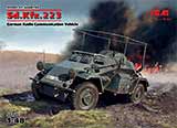 thumbnail for ICM 48192 Sd.Kfz.223 WWII German Radio Communication Vehicle (Sd.Kfz.223, Германский бронеавтомобиль радиосвязи 2МВ)