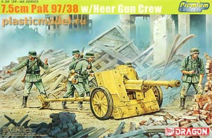 Dragon 6445  1:35, 7.5 cm PaK 97/38 w/heer gun crew (PaK 97/38 с расчётом немецкая 75-мм противотанковая пушка)