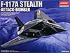 F-117A Stealth Attack-Bomber (Локхид F-117А «Найт хок» американский малозаметный ударный бомбордировщик), подробнее...