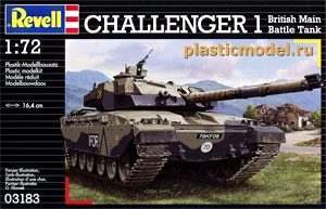 Revell 03183  1:72, British Main Battle Tank Challenger 1 («Челенджер 1» Британский основной боевой танк)